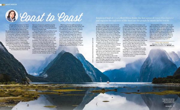 Coast NZ: Neil Oliver (Foxtel magazine)