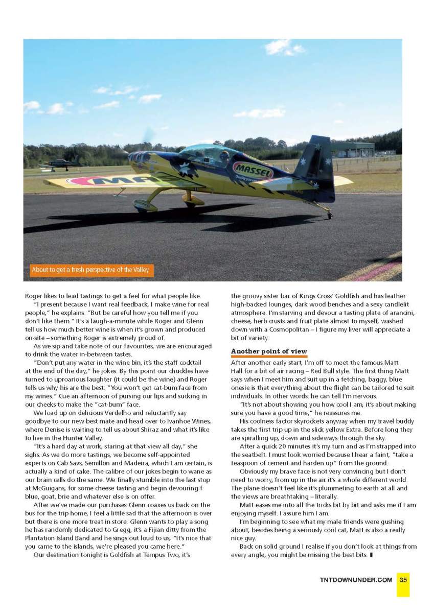 Hunter Valley (TNT Downunder)