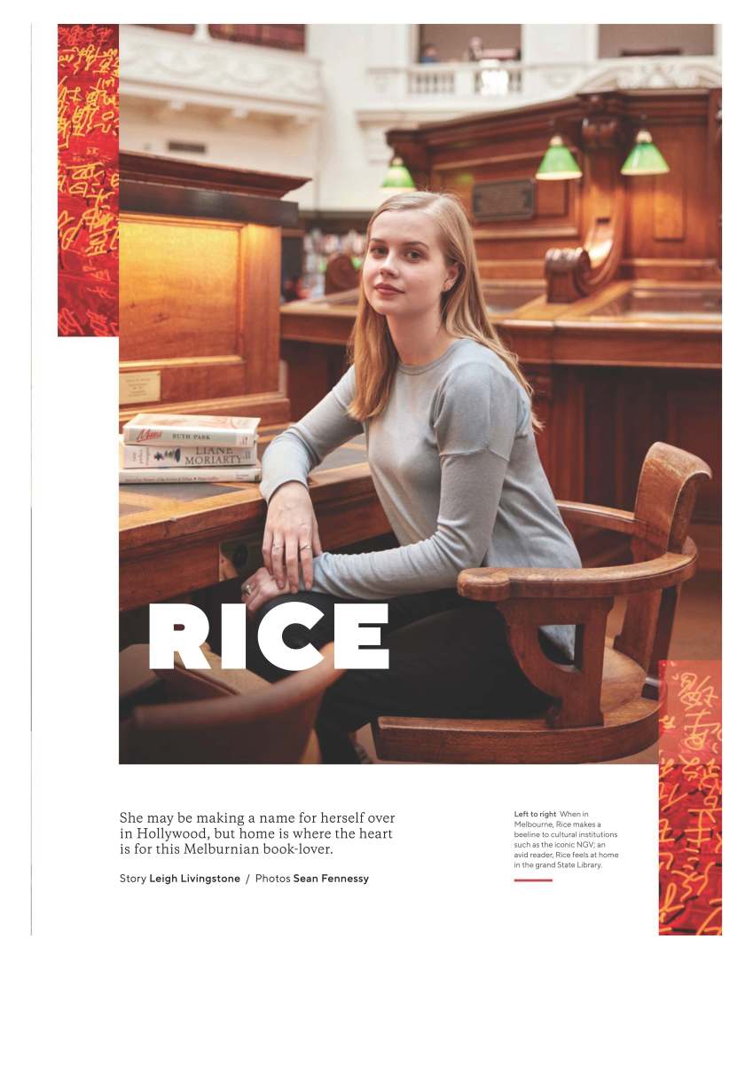 Actress Angourie Rice in Melbourne